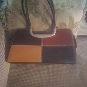 Patchwork Leather Handbag